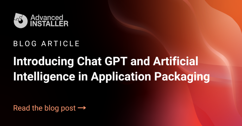 chat gpt ai in application packaging