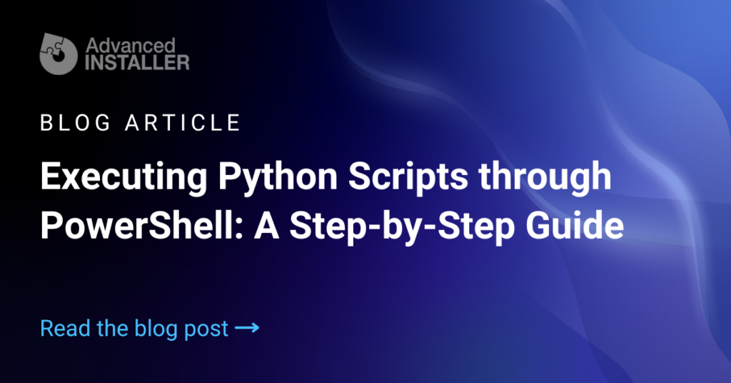 execute python script through powershell